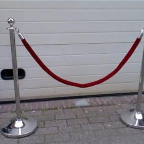 Afzetpaaltje, chroom